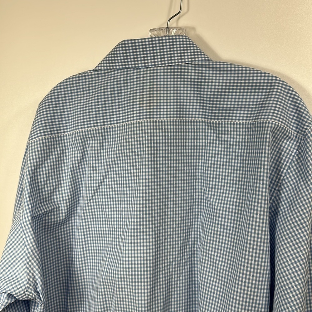 Robert Graham blue and white button-down dress shirt size XL - Picture 13 of 13